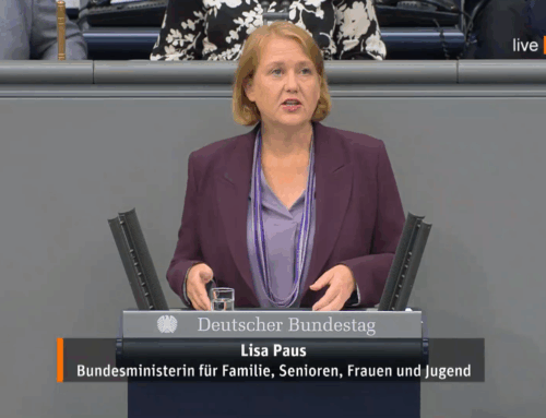 Rede zur Ersten Beratung der Bundesregierung Einzelplan 17 (BMFSFJ)
