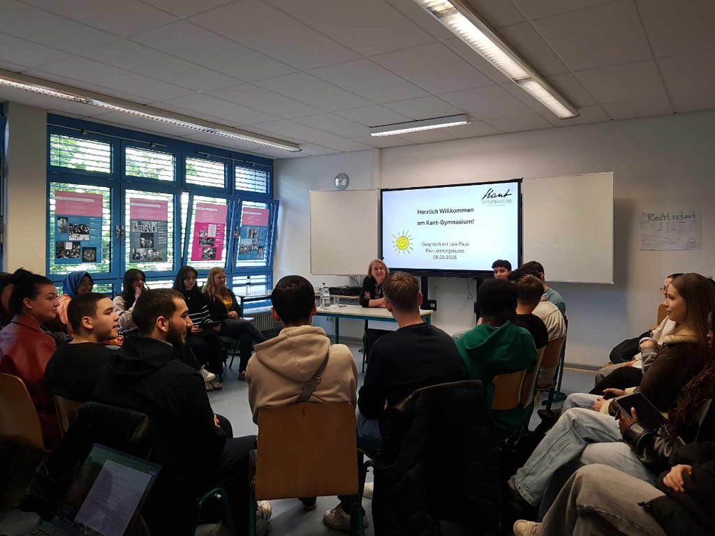 Lisa Paus zu Besuch im Kant-Gymnasium