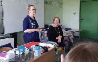 Lisa Paus zu Besuch in der Mierendorff-Schule