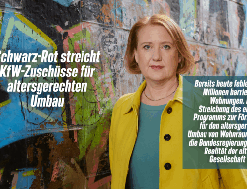 Schwarz-Rot streicht KfW-Zuschüsse für altersgerechten Umbau