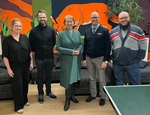 Zu Besuch in der Kinder- und Jugendfreizeiteinrichtung Plöner Straße